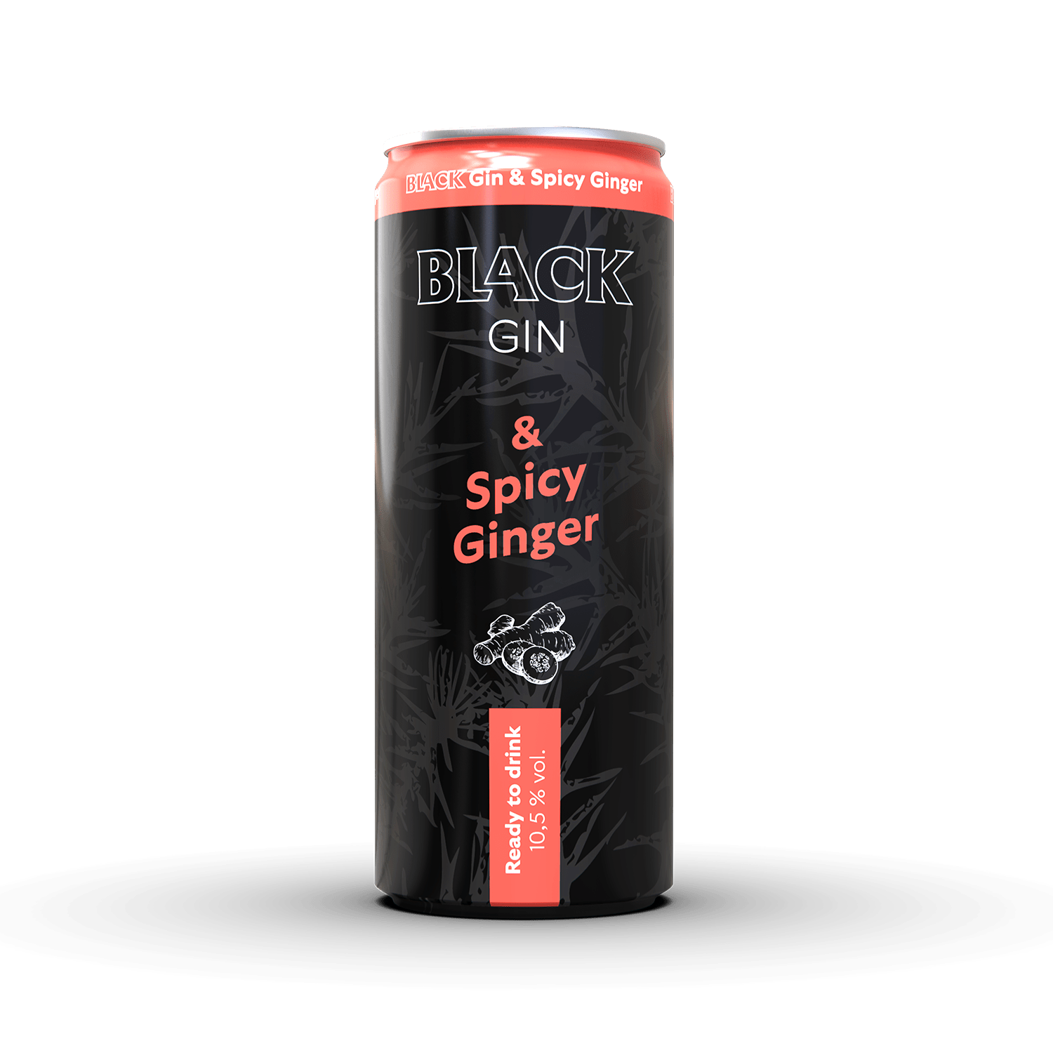 BLACK GIN & Spicy Ginger
